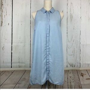 Divided H&M Sleeveless Chambray Dress